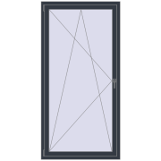 Вікна 1000x2000 мм REHAU SYNEGO MD