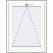 REHAU Euro 60 700x860 мм Білий (RAL 9016) з двох сторін