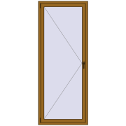 REHAU Euro 60 880x2200 мм LIGHT_OAK з двох сторін