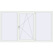 REHAU Brillant-Design 2300x1350 мм Білий (RAL 9016) з двох сторін