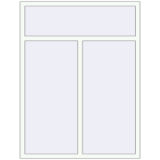 REHAU SYNEGO MD 1300x1700 мм Білий (RAL 9016) з двох сторін REHAU SYNEGO MD 1300x1700 мм Білий (RAL 9016) з двох сторін