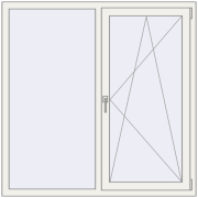 REHAU Euro 70 1400x1400 мм