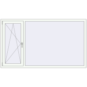 Altest Pony 375 2020x1150 мм RAL 9016 Traffic white з двох сторін Altest Pony 375 2020x1150 мм RAL 9016 Traffic white з двох сторін