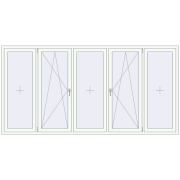 REHAU Brillant-Design 3000x1500 мм Білий (RAL 9016) з двох сторін REHAU Brillant-Design 3000x1500 мм Білий (RAL 9016) з двох сторін