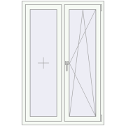 REHAU Euro 70 1000x1500 мм