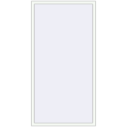 REHAU Euro 70 1100x2200 мм Білий (RAL 9016) з двох сторін