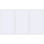 REHAU Euro 60 3100x1800 мм Білий (RAL 9016) з двох сторін