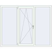 REHAU SYNEGO MD 1780x1430 мм Білий (RAL 9016) з двох сторін REHAU SYNEGO MD 1780x1430 мм Білий (RAL 9016) з двох сторін