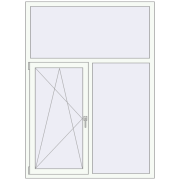 REHAU Euro 70 1350x1850 мм