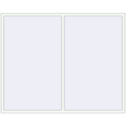 REHAU Euro 70 2300x1850 мм Білий (RAL 9016) з двох сторін REHAU Euro 70 2300x1850 мм Білий (RAL 9016) з двох сторін