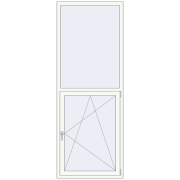 REHAU SYNEGO MD 900x2400 мм Білий (RAL 9016) з двох сторін