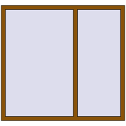 REHAU Brillant-Design 1500x1400 мм GOLDEN OAK з двох сторін