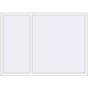 REHAU Euro 70 2000x1450 мм Білий (RAL 9016) з двох сторін REHAU Euro 70 2000x1450 мм Білий (RAL 9016) з двох сторін