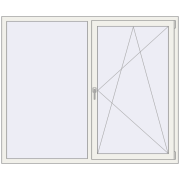 REHAU Euro 70 1800x1500 мм