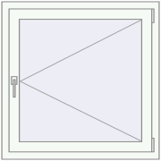 Вікна 850x910 мм REHAU Euro 60