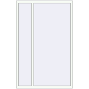 Вікна 1260x1950 мм REHAU Euro 60 Білий (RAL 9016) з двох сторін