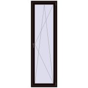 REHAU Euro 70 700x2300 мм BLACK_BROWN з двох сторін