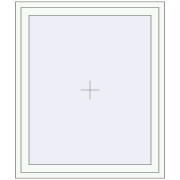 REHAU Euro 60 1100x1300 мм Білий (RAL 9016) з двох сторін REHAU Euro 60 1100x1300 мм Білий (RAL 9016) з двох сторін