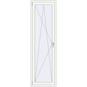 REHAU Euro 60 700x2150 мм Білий (RAL 9016) з двох сторін