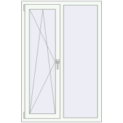 REHAU Euro 70 1000x1500 мм