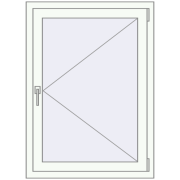 REHAU Brillant-Design 800x1100 мм Білий (RAL 9016) з двох сторін
