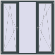 Вікна 1800x1800 мм Altest Pony 375