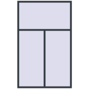 REHAU Euro 70 1500x2400 мм ANTHRACITE_GREY_STRUKTURAL з двох сторін
