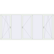 REHAU Brillant-Design 3600x1750 мм Білий (RAL 9016) з двох сторін REHAU Brillant-Design 3600x1750 мм Білий (RAL 9016) з двох сторін