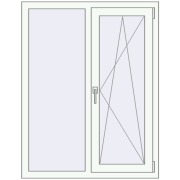 REHAU Euro 60 980x1250 мм