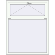 Вікна 1100x1400 мм REHAU Euro 70 Білий (RAL 9016) з двох сторін