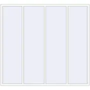 REHAU Euro 60 2500x2300 мм Білий (RAL 9016) з двох сторін REHAU Euro 60 2500x2300 мм Білий (RAL 9016) з двох сторін