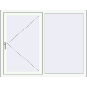 REHAU Euro 60 1400x1100 мм