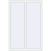 Вікна 1070x1620 мм REHAU SYNEGO MD Білий (RAL 9016) з двох сторін