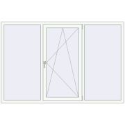 REHAU Euro 60 2175x1435 мм Білий (RAL 9016) з двох сторін