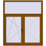 Вікна 1400x1600 мм REHAU Euro 70