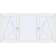 REHAU Euro 70 2300x1200 мм