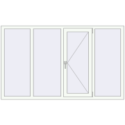 Вікна 2000x1200 мм REHAU Euro 60