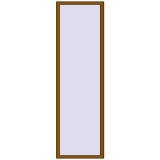 REHAU Euro 70 700x2300 мм GOLDEN OAK з двох сторін