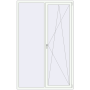 Вікна 1500x2350 мм REHAU Euro 60