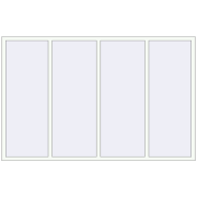 REHAU SYNEGO MD 2500x1600 мм Білий (RAL 9016) з двох сторін REHAU SYNEGO MD 2500x1600 мм Білий (RAL 9016) з двох сторін