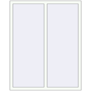 Вікна 1190x1490 мм REHAU Euro 60 Білий (RAL 9016) з двох сторін