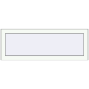REHAU Brillant-Design 1000x400 мм Білий (RAL 9016) з двох сторін