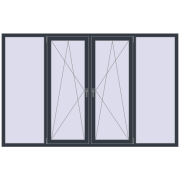 REHAU Euro 70 2500x1600 мм