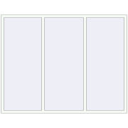 Вікна 2300x1800 мм REHAU Euro 70 Білий (RAL 9016) з двох сторін