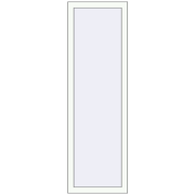 REHAU Brillant-Design 500x1600 мм Білий (RAL 9016) з двох сторін