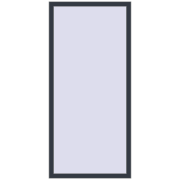 REHAU SYNEGO MD 900x1900 мм ANTHRACITE_GREY_STRUKTURAL з двох сторін
