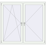REHAU Euro 70 1600x1500 мм