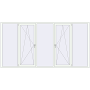 REHAU Brillant-Design 3100x1600 мм Білий (RAL 9016) з двох сторін REHAU Brillant-Design 3100x1600 мм Білий (RAL 9016) з двох сторін