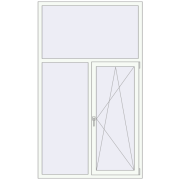 REHAU Euro 70 1300x2200 мм