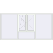 REHAU Euro 70 3000x1500 мм